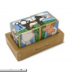 Melissa & Doug Farm Sound Blocks 6-in-1 Puzzle With Wooden Tray  B00009WBWK